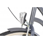 Predné svetlo na bicykel Vellberg Trinity strieborné